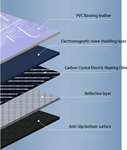 OLOTU Heated Floor Mat Heated Area Rug with Non-Slip Bottom Electric Heating Carpet Timer & Overheat Protection for Home Office