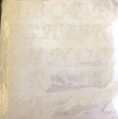 Dingword hot fix rhinestone motif,RHINESTONE IRON HEAT TRANSFER CAPITAL ALPHABET LETTERS and Numbers (LETTER STYLE 1)