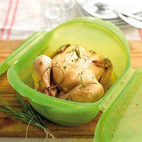 Lekue Lekue 3407600V09U004 Ogya Microwavable Pot, X-Large, Green