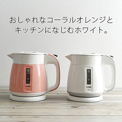 Tiger Tiger Thermos Electric Kettle 800ml White Wakuko PCF-G080-W Tiger