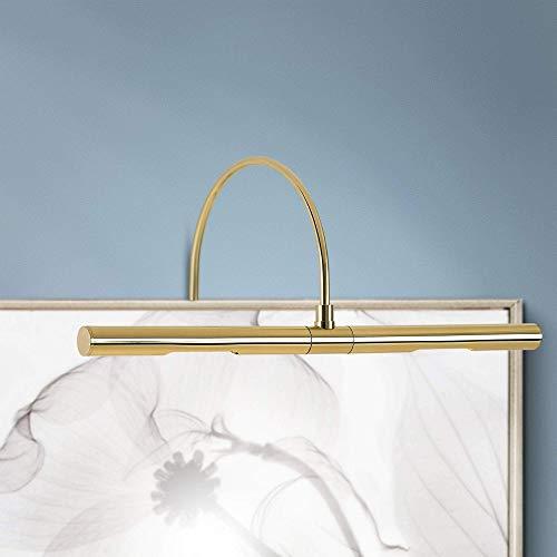 House of Troy House of Troy APR16-61 Advent Profile Picture Light, 16", Polished Brass