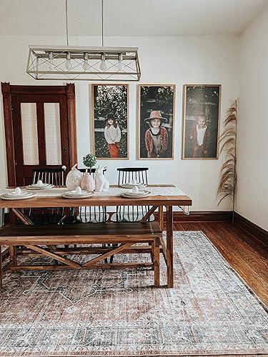 BoutiqueRugs BoutiqueRugs Adara Traditional Bordered Area Rug - Machine Washable - Dark Red, Blue, White - 2'7" x 4'