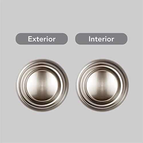 Baldwin Baldwin Alcott, Interior Passage Door Knob for Hallway/Closet/Rooms, Non-Locking Door Handle With Microban Protection, in Satin Nickel