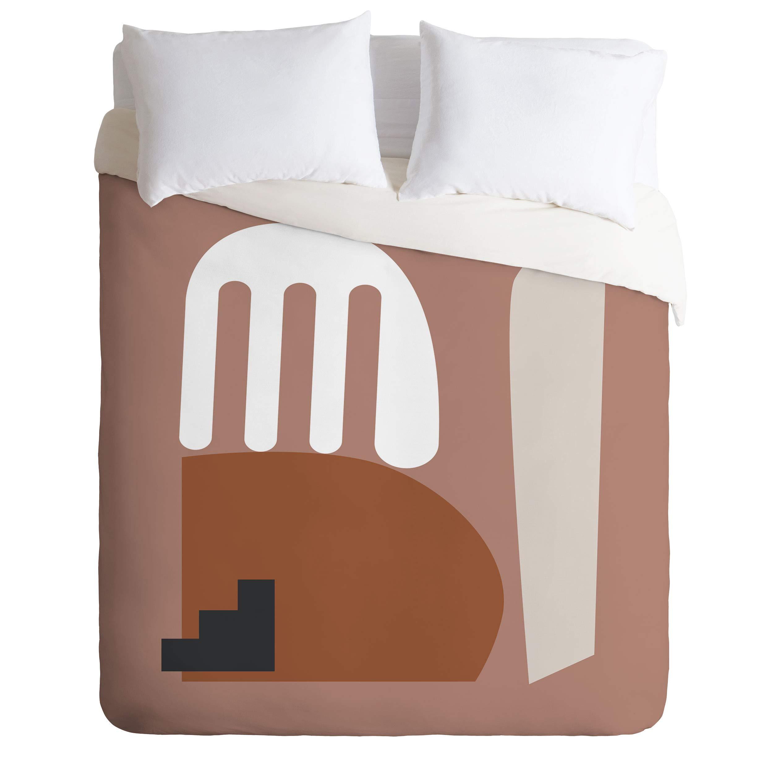 Society6 Society6 Mpgmb Shape Study #10-Stackable Collection Full/Queen 2 Pillow Shams Set, Duvet Cover: 88\" x 88\", Pillowcases: 30\" x 20, Multi