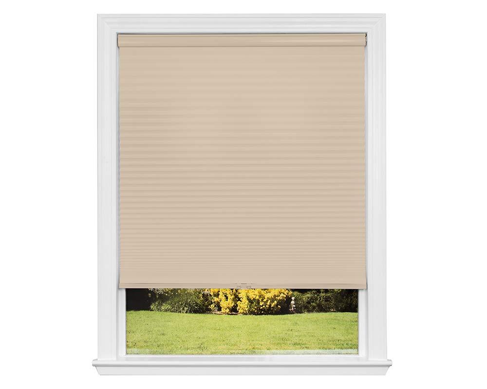 Redi Shade Redi Shade Artisan Select No Tools Custom Cordless Cellular Light Filtering Shades, Cornsilk, 50 1/8 in x 72 in