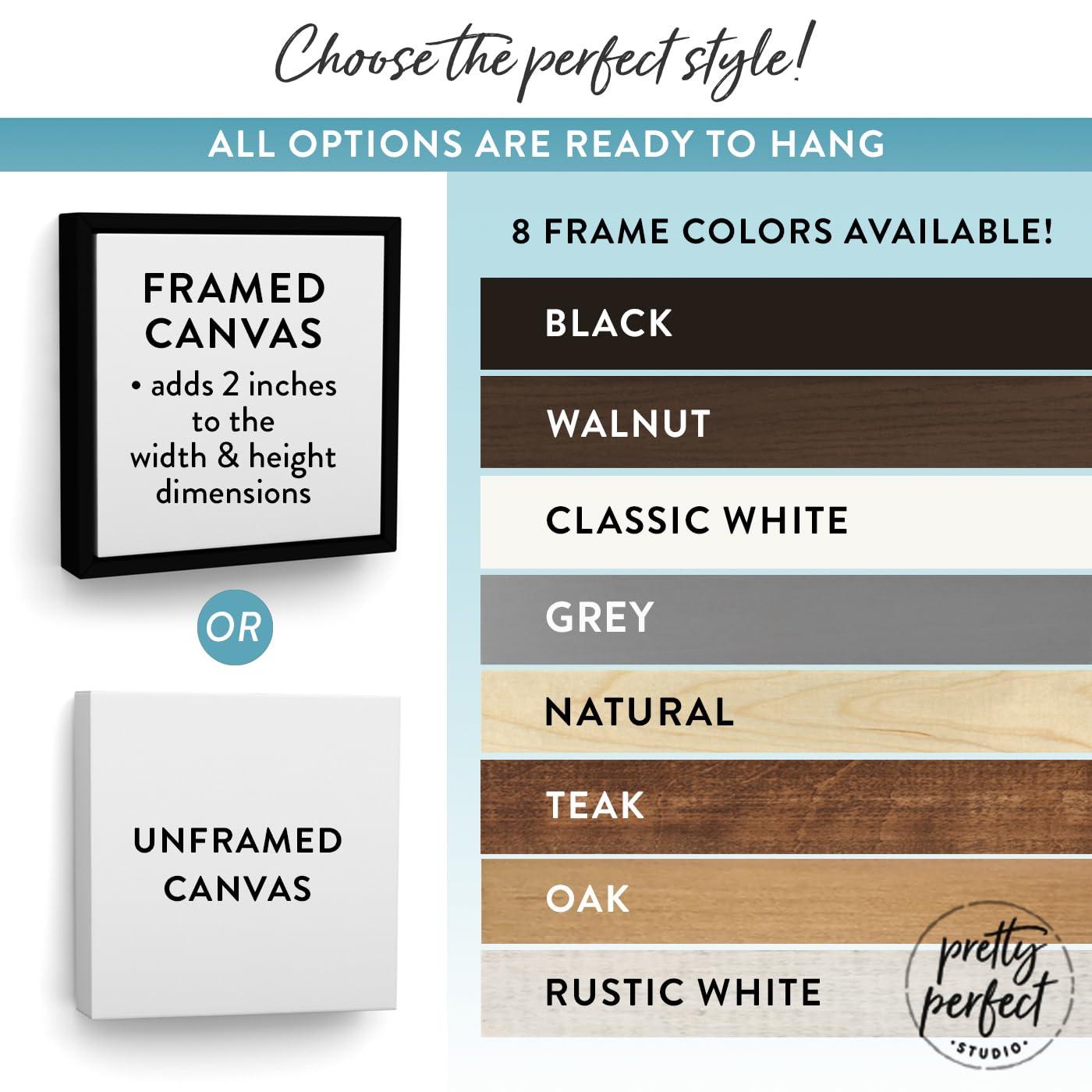 Pretty Perfect Studio Pretty Perfect Studio I Love You More Signs | I Love You More Sign | I Love You More 12 x 48 Grey Framed, Ready-to-Hang Canvas Wall Art