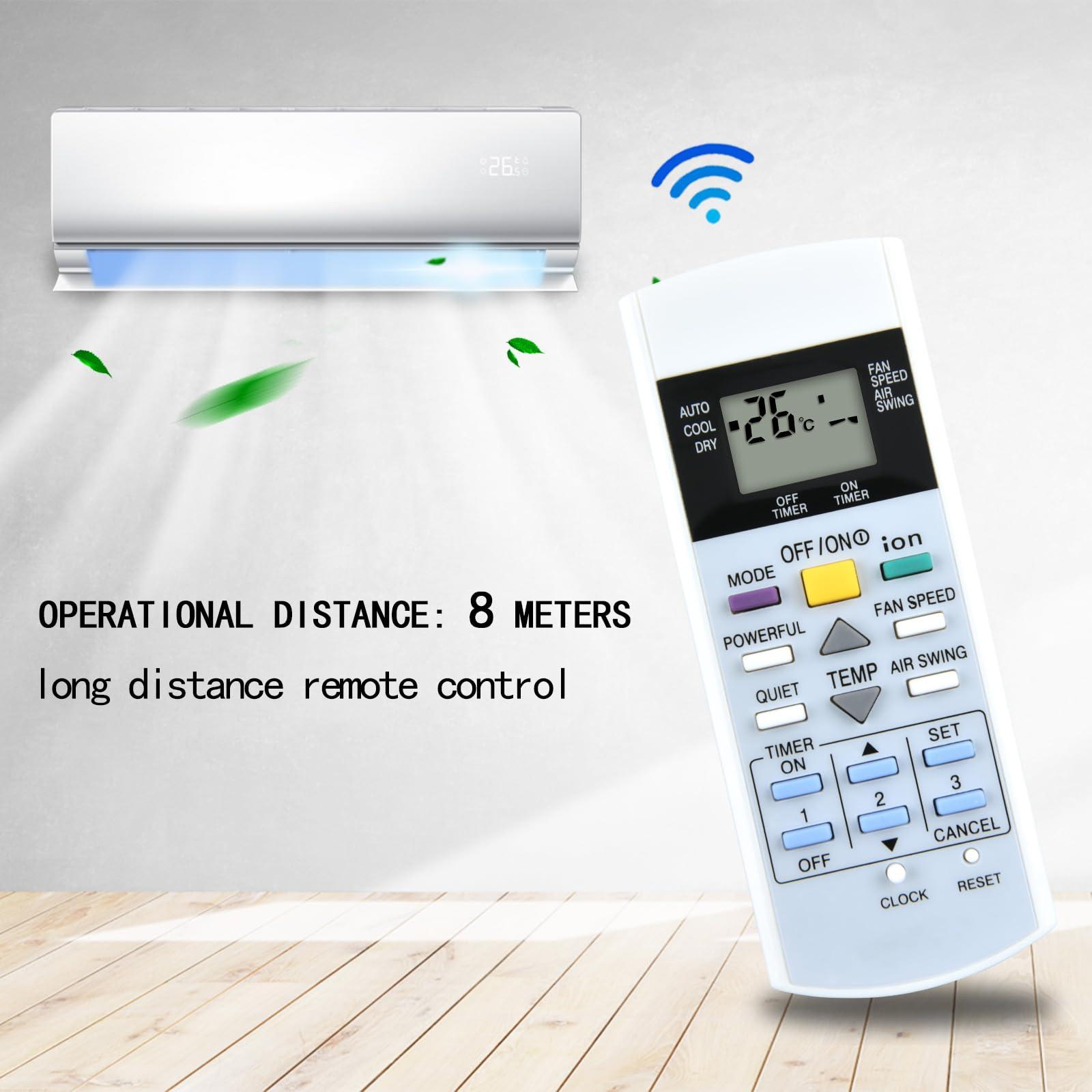 ZWP ZWP A75C3299 Replacement Remote Control fit for Panasonic Air Conditioner A75C2632 A75C2656 A75C2600 A75C2602 A75C2606 A75C2654 A75C2608 A75C2565