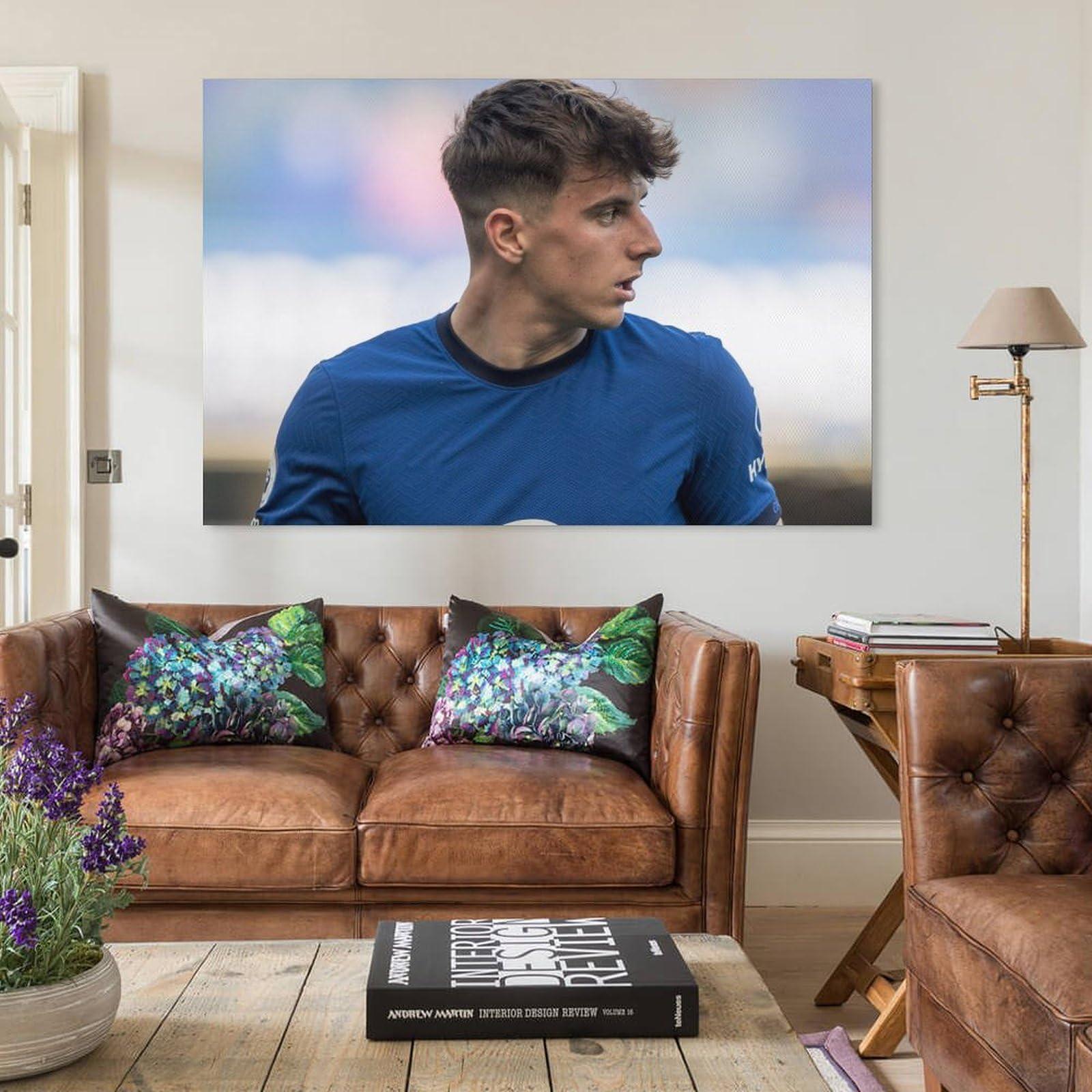 DEPI DEPI Mason Mount Poster Football Player 2 Picture Print Wall Art Poster Painting Canvas Posters Artworks Gift Idea Room Aesthetic 24x36inch(60x90cm)