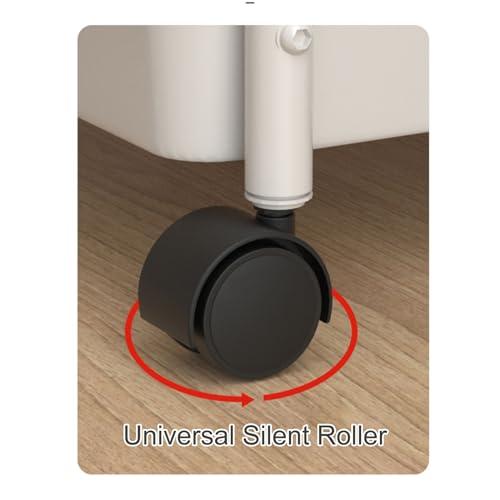 XTRYBHD XTRYBHD Compact Bookcase for Classroom, Library Reading Book Shelf, Storage Shelves with Lockable Wheels, Compact Kitchen Trolley for Narrow Spaces (Size : 5 Layers of Storage)