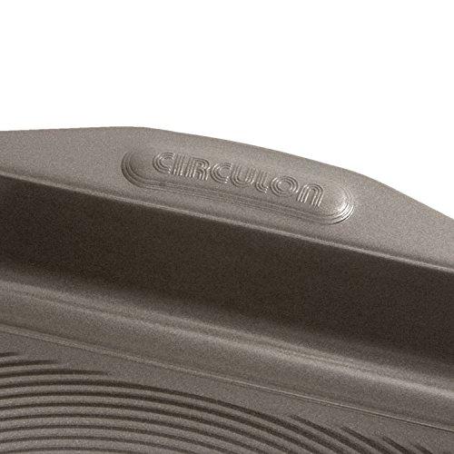 Circulon Circulon Total Bakeware Set Nonstick Cookie Baking Sheets with Cooling Rack, 3 Piece, Gray