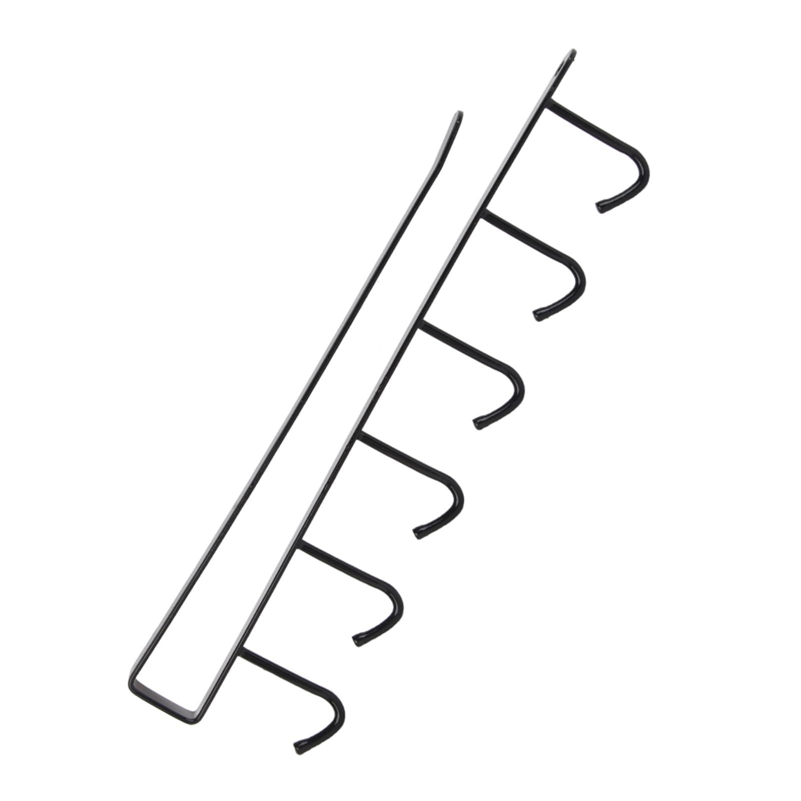 Jwthee Cup Holder Hanger Under Cabinet, Mug Hooks Under Cabinet Mug Hangers Under Shelf Mug Holder Under Cabinet Cup Hooks for Hanging Under Shelf Hooks Coffee Cup Holder Mug Organizer for Kitchen Cabinets