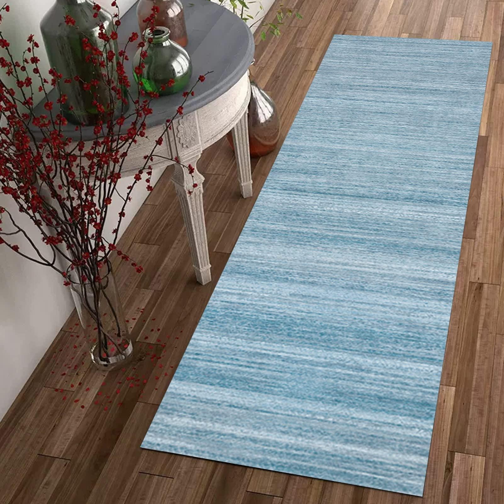BUKHOP BUKHOP Long Carpet Runners for Hallway, 1m/1.5m/2m/2.5m/3m/3.5m/4m/4.5m/5m/6m Length, Modern Washable Corridor, Kitchen, Bedroom Entryway Narrow Runner Rug (Size : 3.9 ft 14.8 ft)