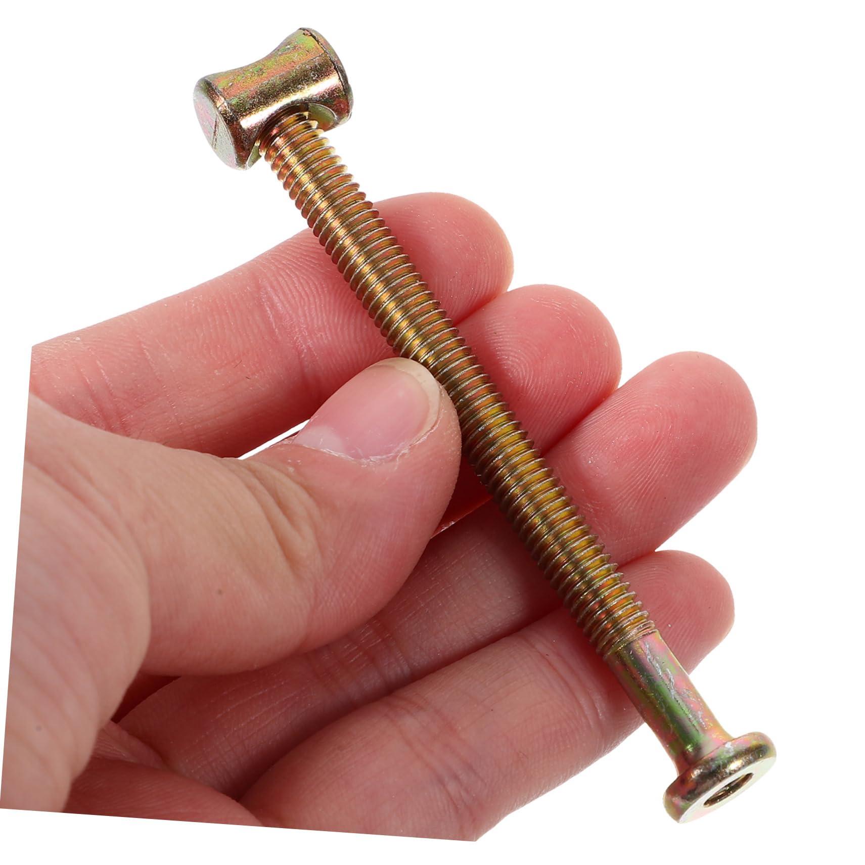 Veemoon Veemoon 1 Box Boxed Screws and Nuts Parts for Bolts Wood Bed Replacement Parts DIY Screws Barrel Nut Wood Bed Screws Replacement Wooden Bed Hardware Furniture Combination Bed Frame