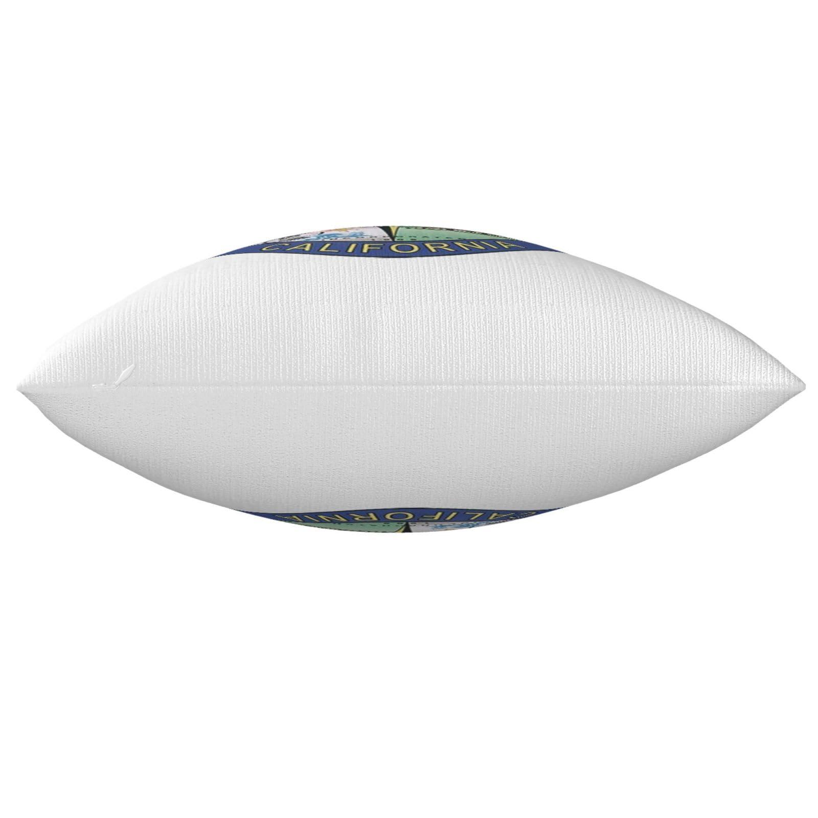 MULIHU MULIHU Seal of Glendale, California Throw Pillow Covers 18x18 Inch Double-Sided Cushion Cases Farmhouse Home Decor for Couch Bed Sofa, 3220044