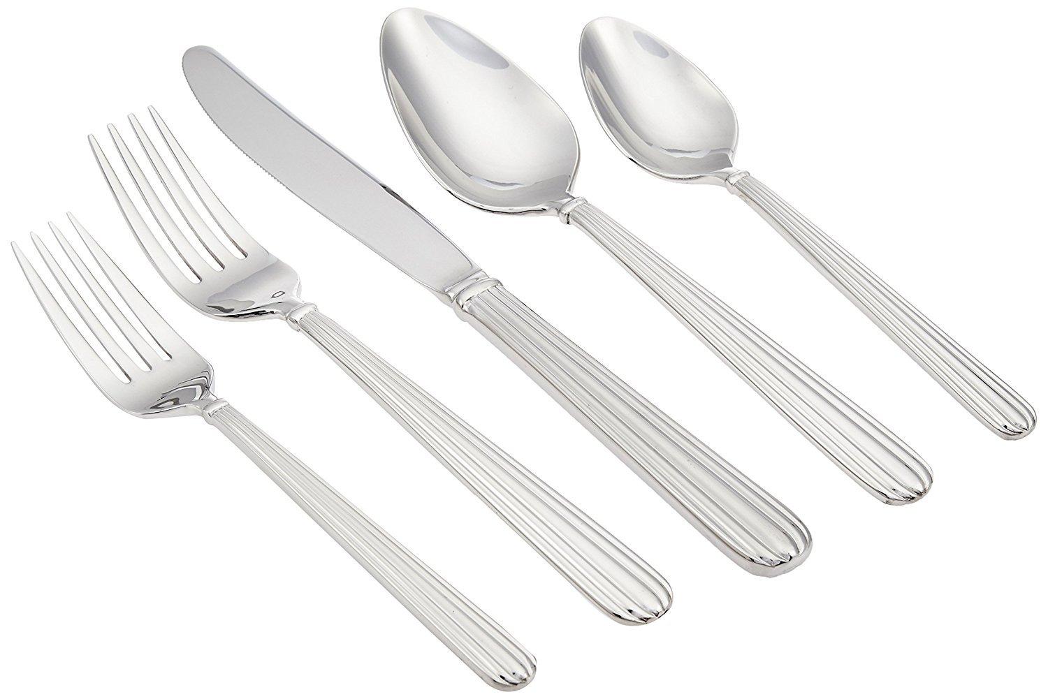 Mikasa Mikasa Italian Countryside Stainless Steel Flatware, 20-Piece Set