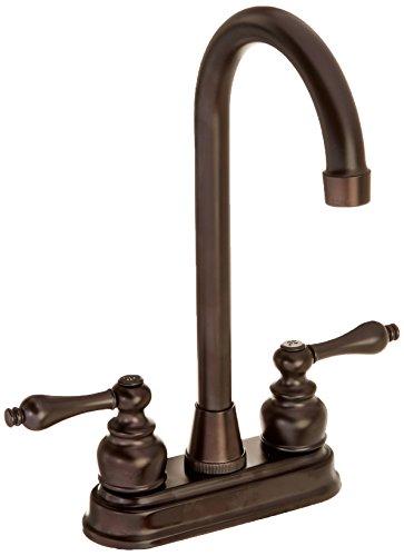 Elements of Design Elements of Design EB495AL Magellan 4" Centerset High-Arch Bar Faucet, 4-3/4" in Spout Reach, Oil Rubbed Bronze