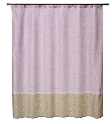KidsLine Tiddliwinks Baroque Damask Shower Curtain (71x71")