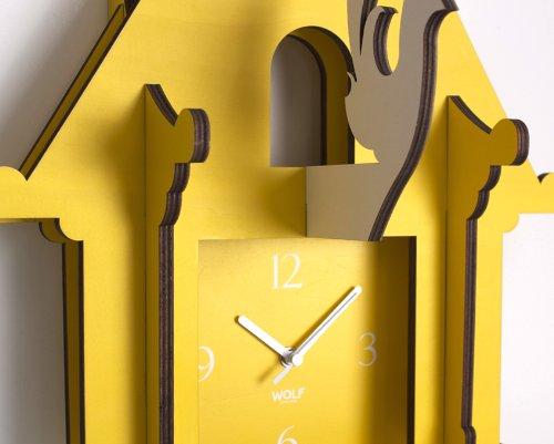 WOLF WOLF 333882 Jigsaw Cuckoo Clock, Yellow