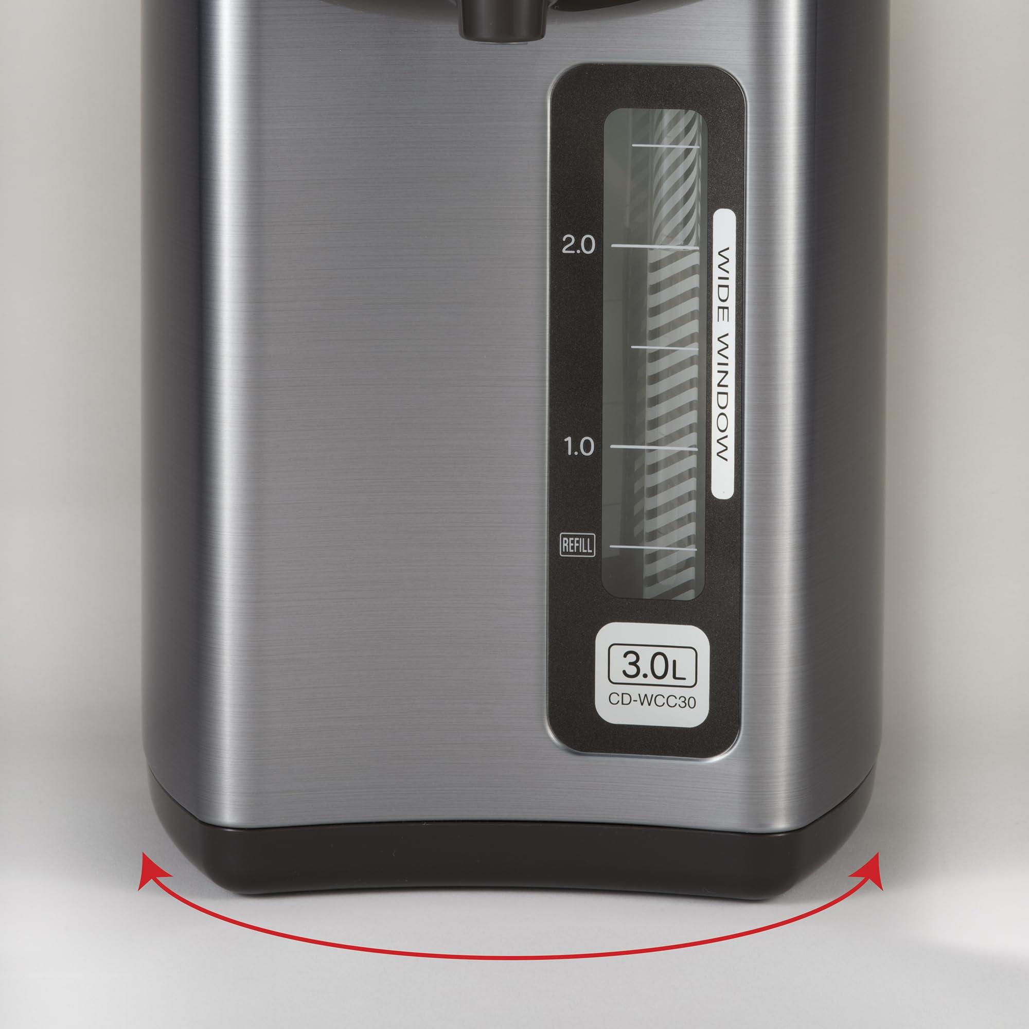 Zojirushi Zojirushi CD-WCC30 Micom Water Boiler and Warmer (101 oz, Silver Dark Brown)