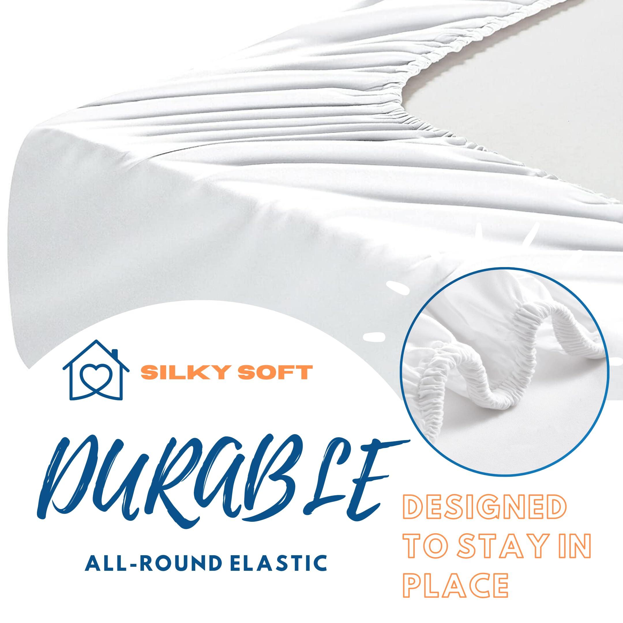 THYUNQ THYUNQ Optical Illusion Split King Sheets Sets for Adjustable Bed, Psychedelic Geometric Pattern Bedding Sheets & Pillowcases - 16 Inch Deep Pocket, Super Soft Microfiber Printed Sheet Set 5 Piece