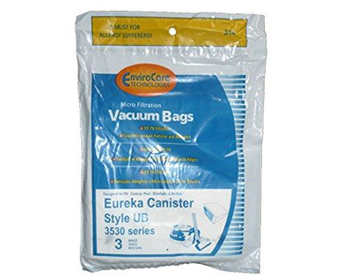 EnviroCare 12 Eureka Ub Ultra Boss Alergy Canister Vacuum Bag, Ultra Boss Vacuum Cleaners, 61240-12, 3530a