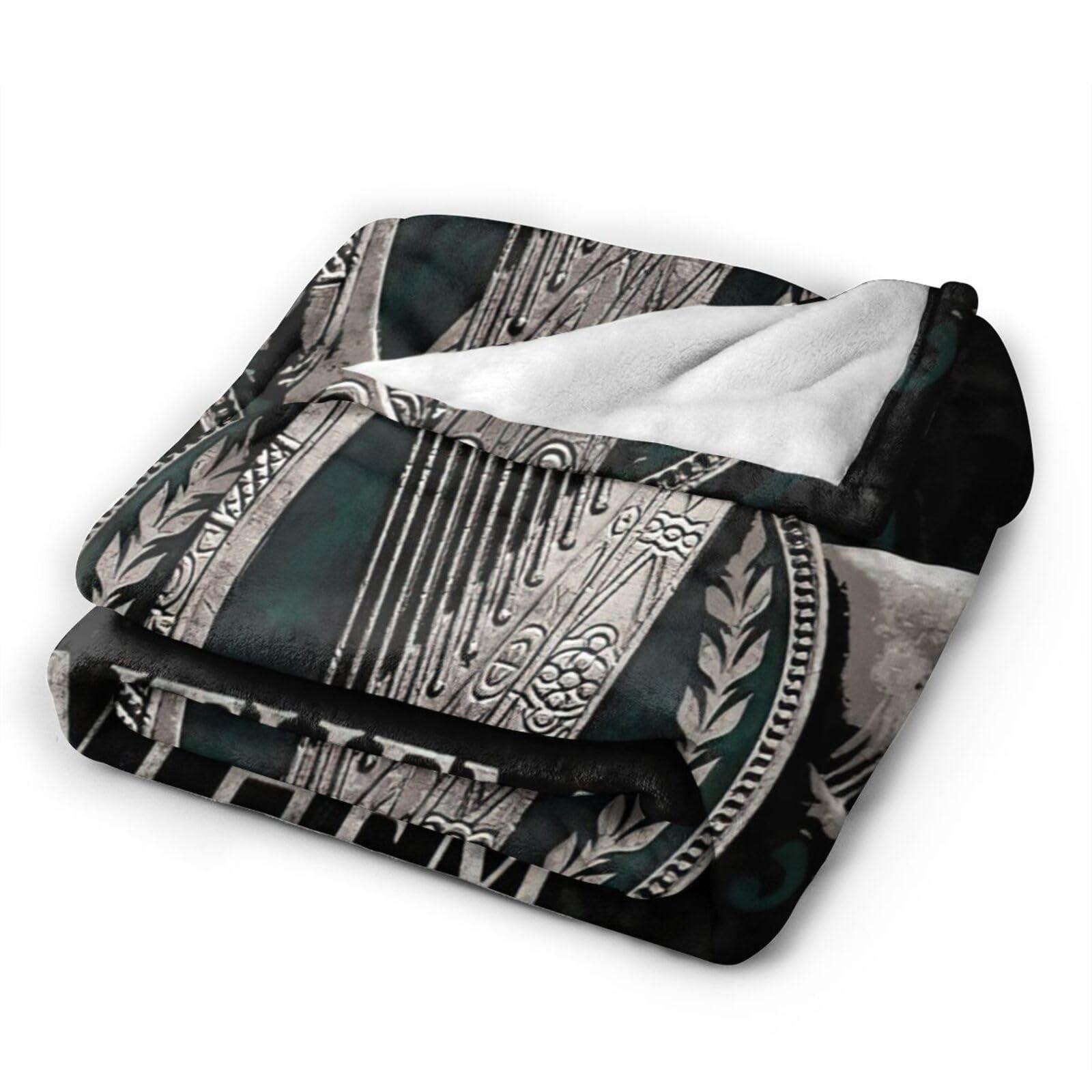 UWECOLORS Flogging Punk Music Molly Band Throw Blanket Ultra Soft Plush Bedding Cozy Flannel Blankets Perfect for Sofa Couch Bed Bedroom Decorations 50\"X40\"