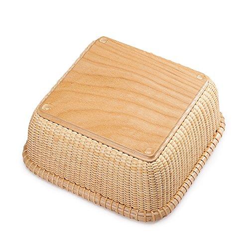 Teng Tian Teng Tian Nantucket Baskets Napkin Baskets Woven Basket Rattan Basket Storage Basket Sewing Baskets longaberger Wicker Nested Party Baskets Sewing Storage Hand-woven rattan square tray