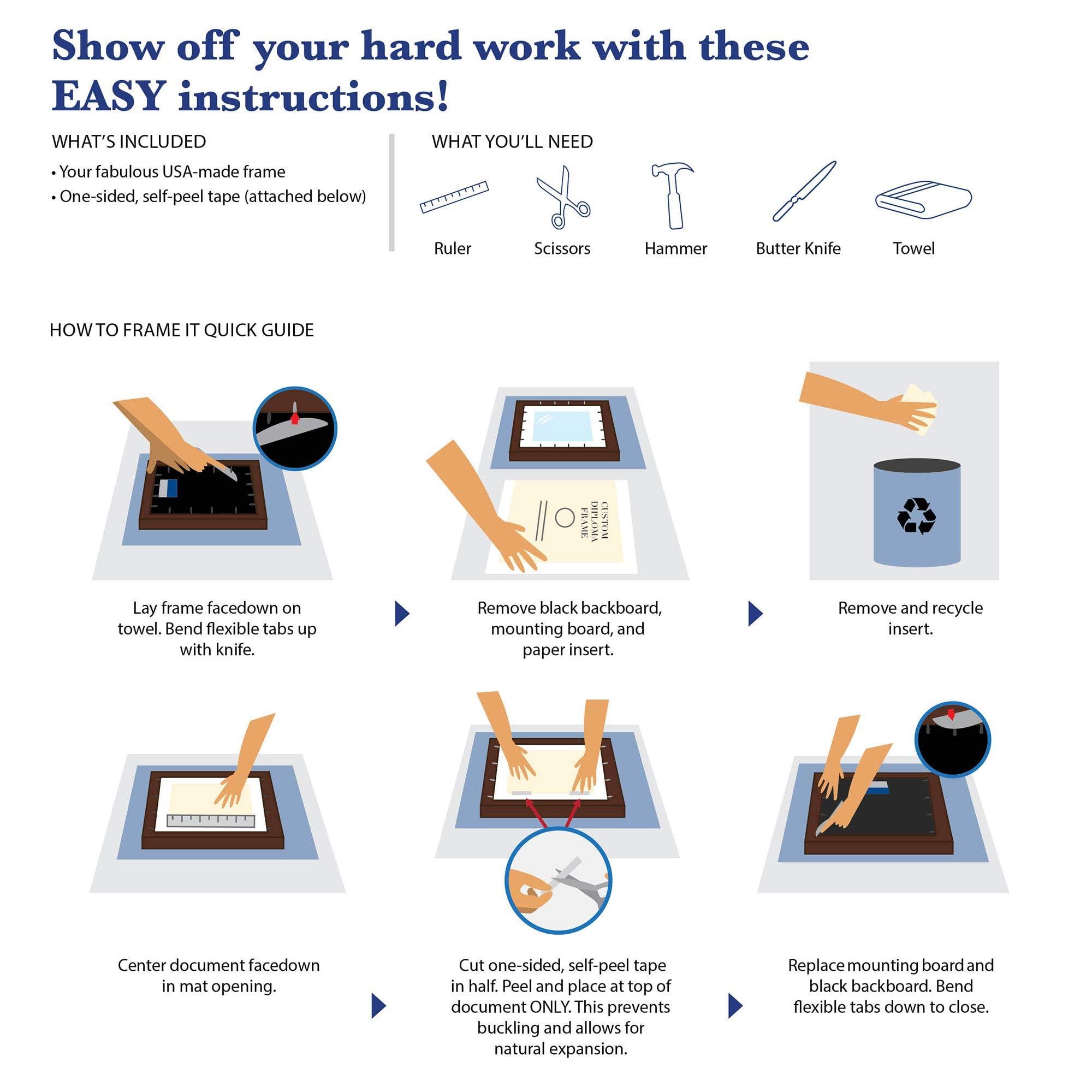 Framerly Framerly - The University of Kansas School of Law 17\" w x 14\" h Diploma Frame - Fits a phd - Gold Engraved Medallion Diploma Frame - Cherry Moulding with Black and Red Matting - Officially Licensed