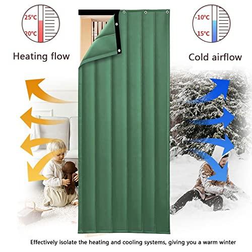 YYHJ YYHJ Sound Proof Curtains for Doorway,Blackout Noise Cancelling Window Drapes,Winter Thicken Cotton Door Panels,Soundproof Windproof Waterproof Blanket,for Home Bedroom Partition,Easy to Install