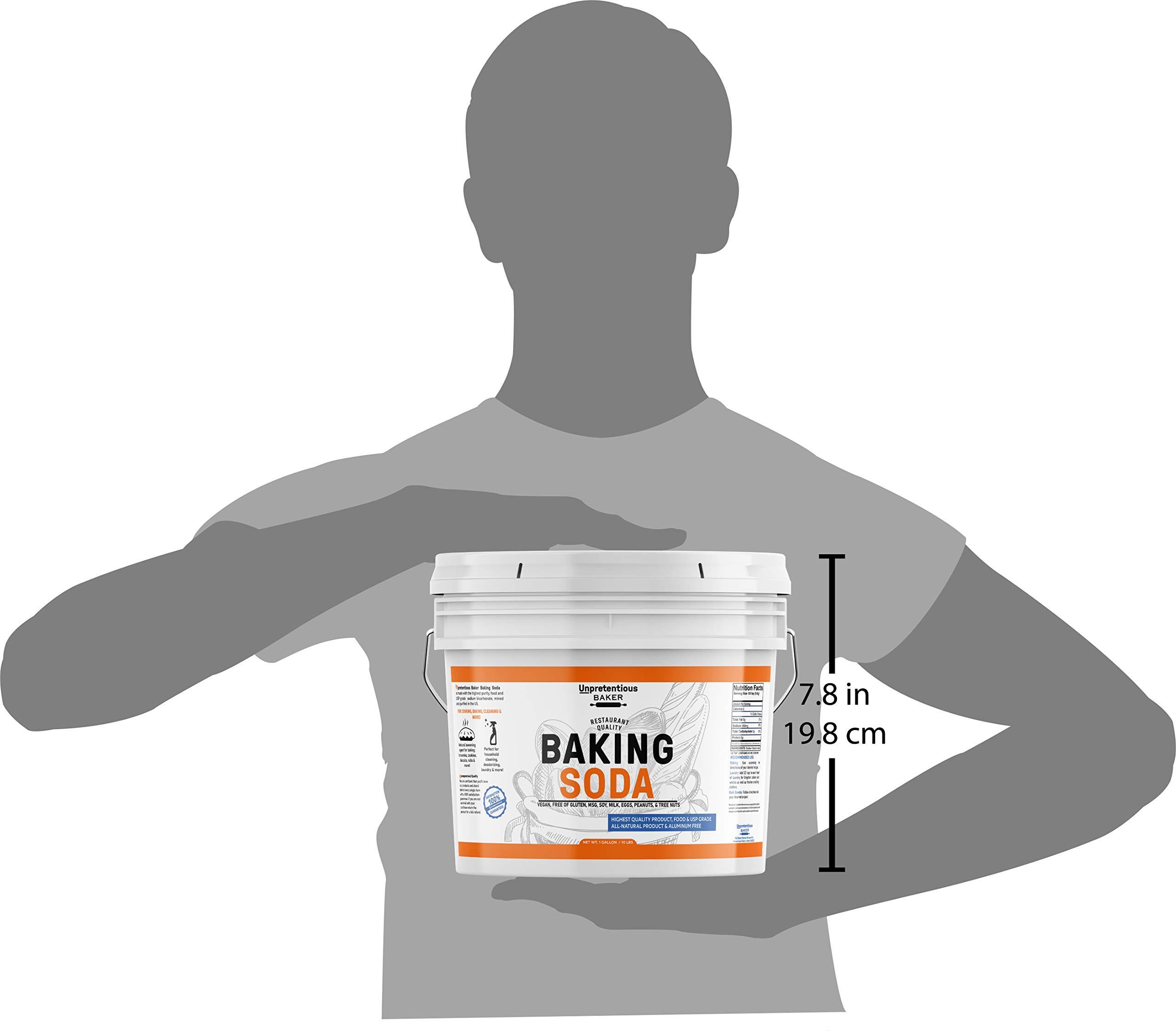 Unpretentious Unpretentious Baking Soda (1 Gallon), Aluminum Free, Cooking, Baking, Cleaning & More