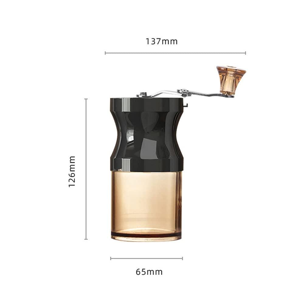 XARONF XARONF Manual Coffee Grinder, Hand Coffee Bean Mill, Portable Hand Crank Coffee Bean Grinder, Adjustable Settings Ceramic Conical Burr & Stainless-Steel for Home,Kitchen,Office,Traveling,Hiking,Campin