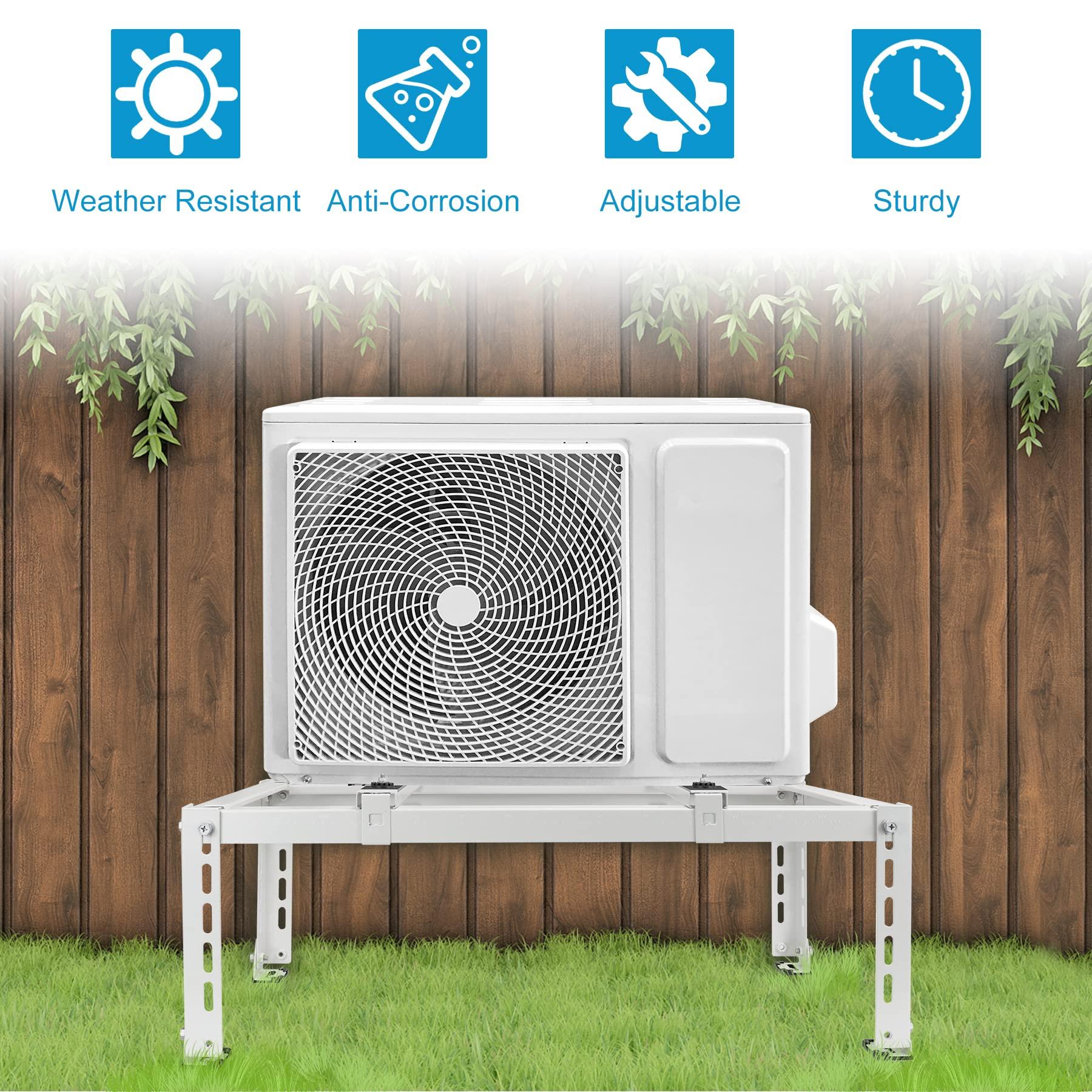 Air Jade Air Jade Mini Split Stand for 9,000-24,000 BTU Ductless Mini Split Air Conditioner Heat Pump, Heavy Duty Mini Split Ground Stand, 400 lbs