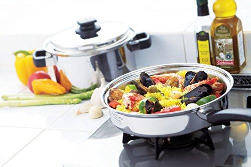 Vita Craft() Vitacraft 8548 Frying Pan, 10.6 inches (27 cm), Arizona with Recipes, Silver