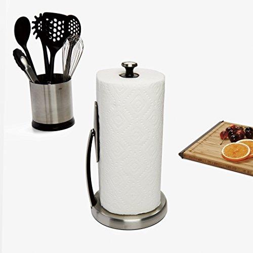 OXO OXO Good Grips SimplyTear Paper Towel Holder - Stainless Steel (Silver & Black)