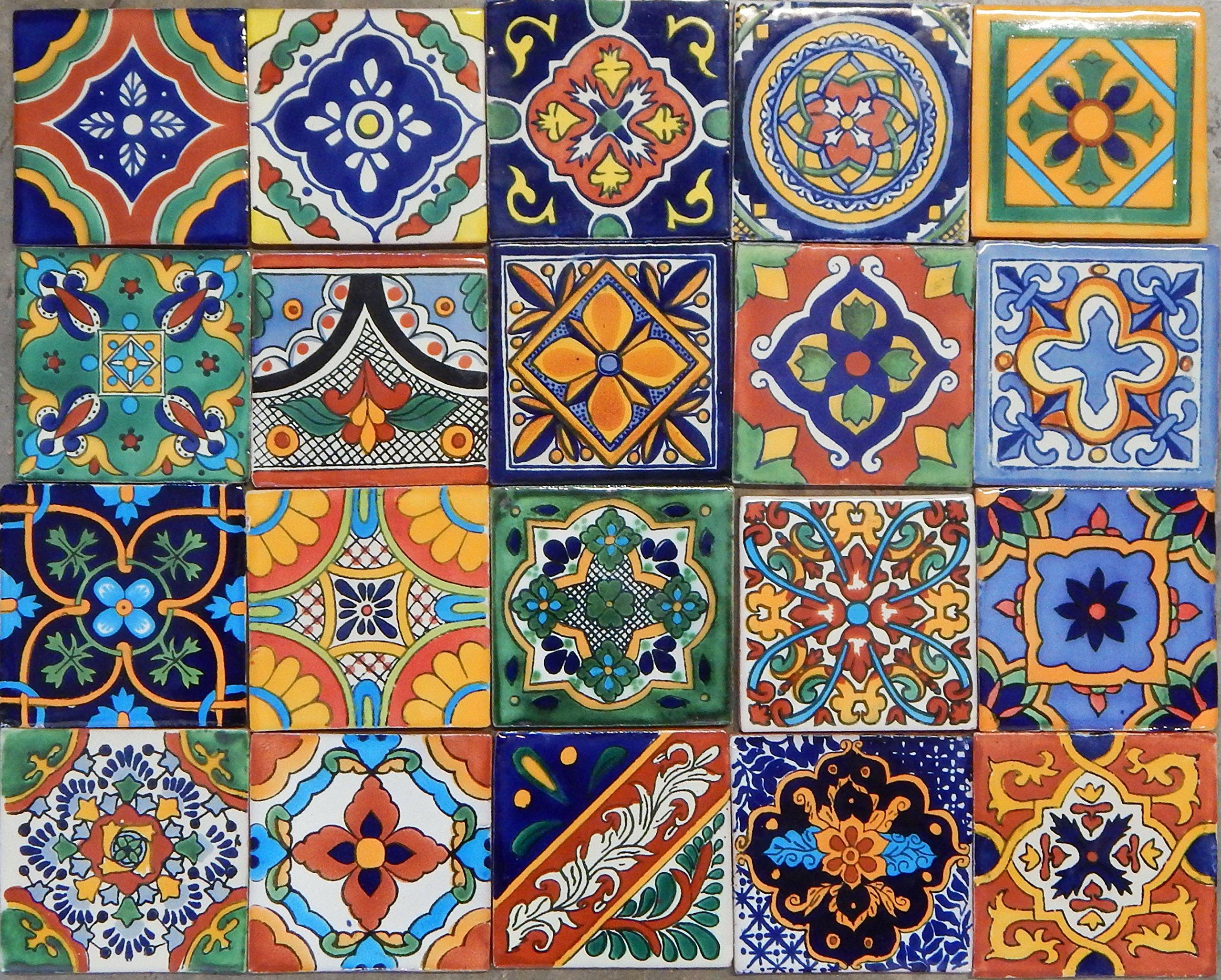 Color y Tradicion Color y Tradicion 100 Mexican Tile Mix 4x4
