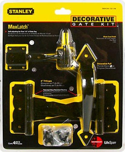 Stanley Stanley Hardware S824-334 CD1308 Decorative Gate Kit in Black