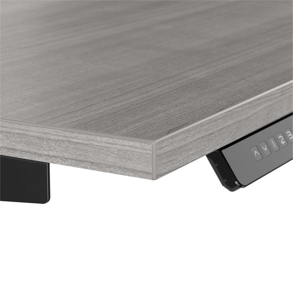 Bush Furniture Bush Business Furniture 72-inch Electric Height Adjustable Standing Desk, Ergonomic Sit-Stand Computer Table for Home and Professional Office, Move 40 Series, Platinum Gray with Black Base