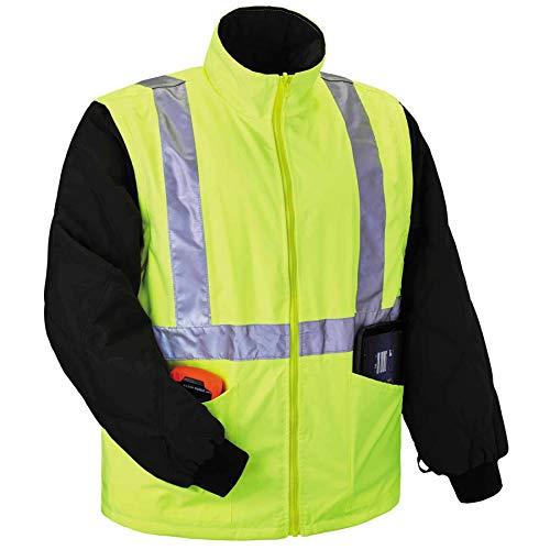 Ergodyne Ergodyne GloWear 8385 ANSI High Visibility 4-in-1 Reflective Safety Jacket, Lime, 4XL