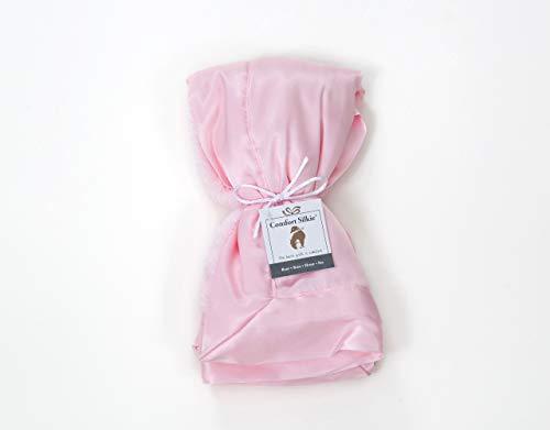 Comfort Silkie Comfort Silkie Luxurious Plush & Satin Security Blanket 14"x17" Pink