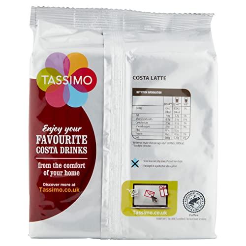 Tassimo Tassimo Costa Latte Coffee Pods x8 (Pack of 5, Total 40 Drinks)