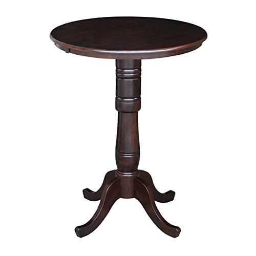 International Concepts International Concepts 30\" Round Pub Table in Black