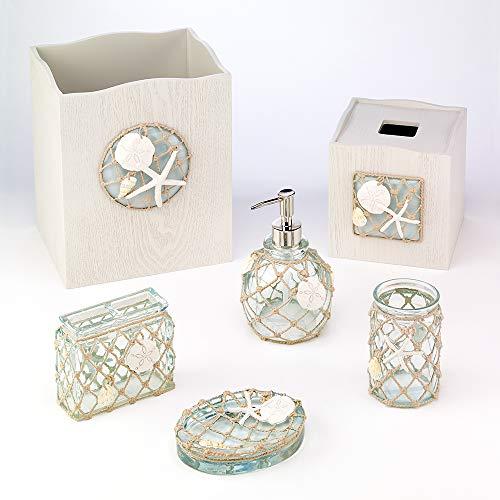 Avanti Linens Avanti Linens - Tumbler, Resin Countertop Cup, Beach Inspired Bathroom Accessories (Seaglass Collection)