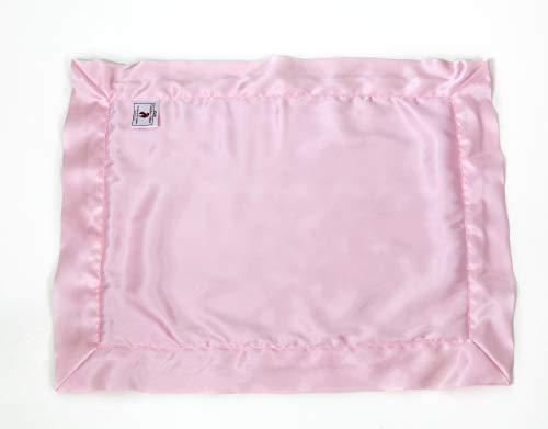 Comfort Silkie Comfort Silkie Luxurious Plush & Satin Security Blanket 14"x17" Pink