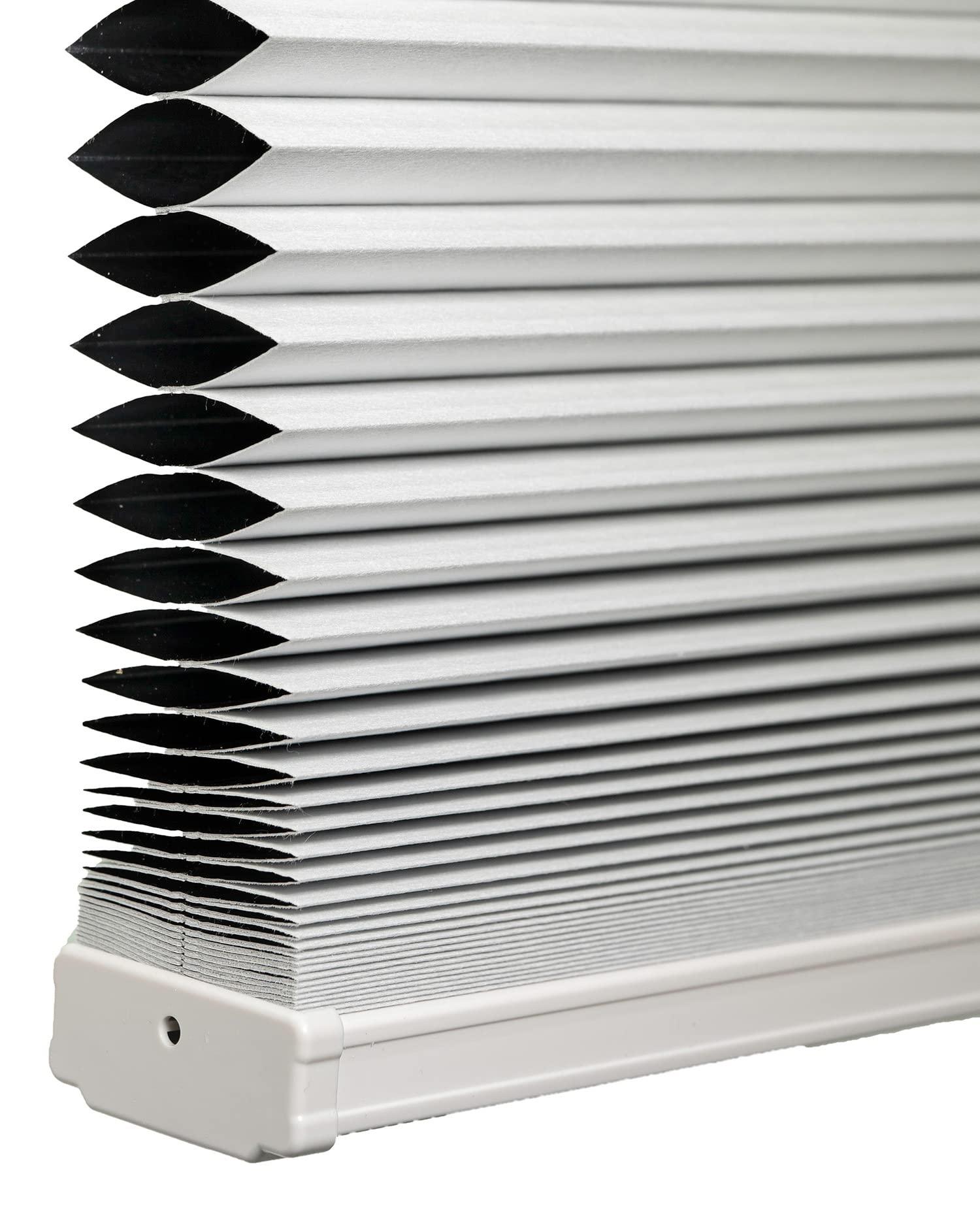 CHICOLOGY CHICOLOGY Cellular Shades, Top Down Bottom Up Shades, Blinds for Windows, Window Shades for Home, Door Blinds, Window Coverings, Cellular Blinds,Simply White - Blackout, 24.5" W x 48" H