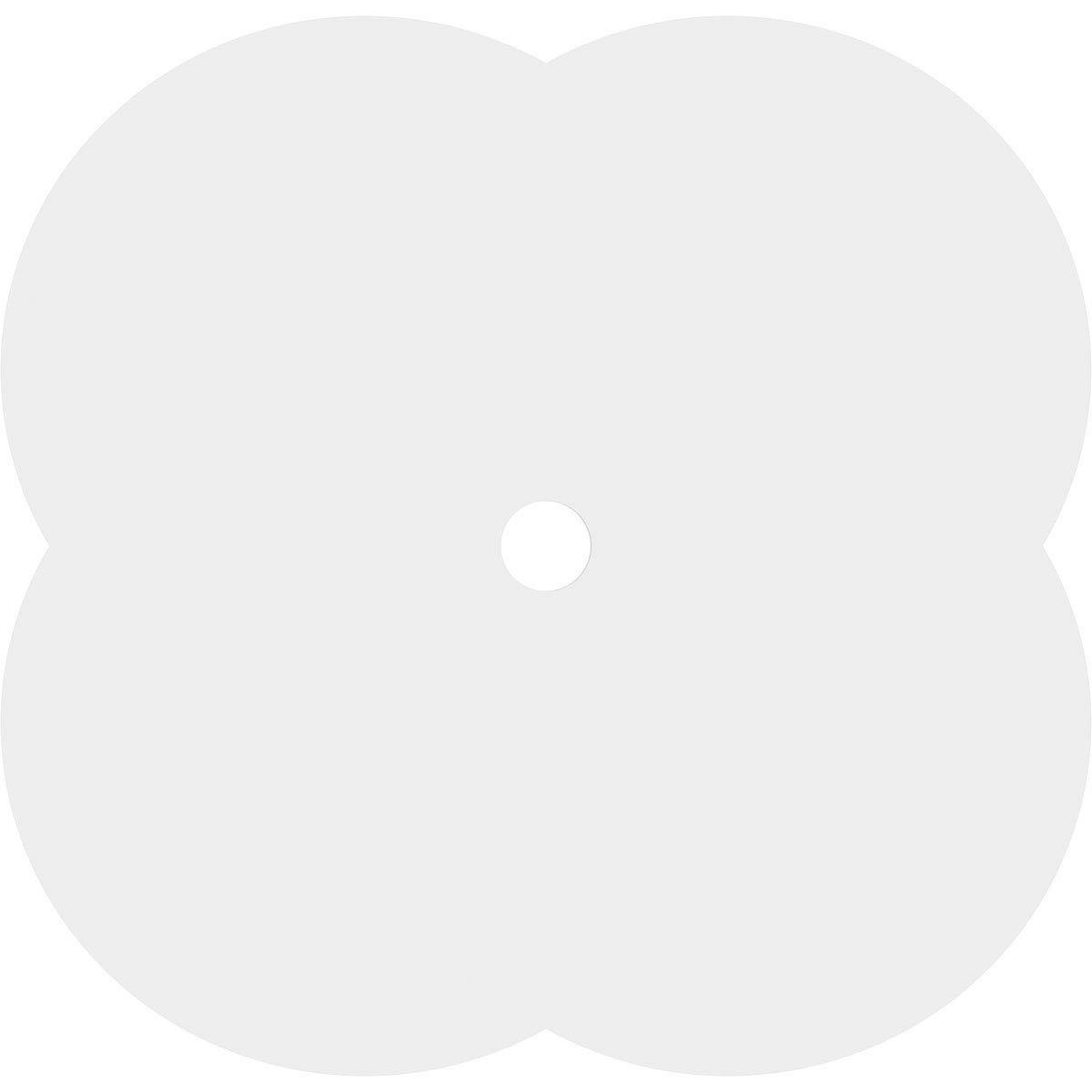 Ekena Millwork Ekena Millwork CMP22CE-02000 Charlotte Architectural Grade PVC Contemporary Urethane Ceiling Medallions 22\"OD x 2\"ID x 8 3/4\"C x 1\"P