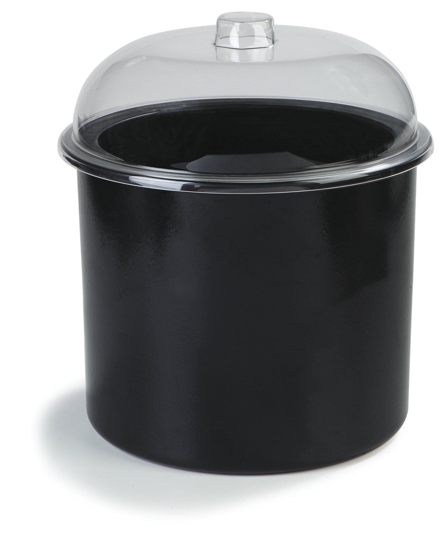 Carlisle FoodService Products Carlisle FoodService Products Coldmaster Ice Cream Server Insulated Crock with Lid for Kitchens and Restaurants, Plastic, 3 Gallons, Black