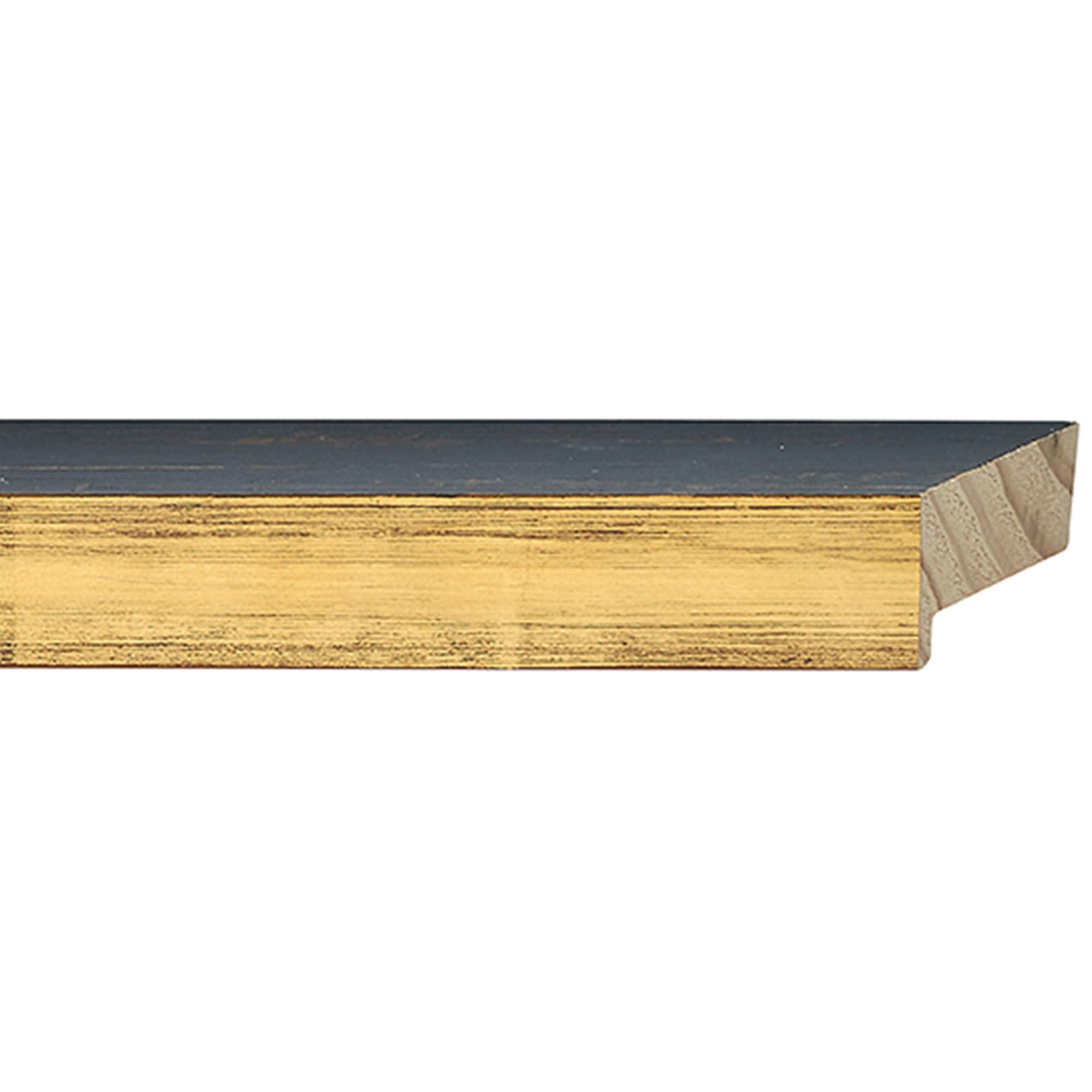 Poster Palooza 5x6 Inch Shadow Box Gold Scuffed Siena Display Frame | 1.5 Inch Deep | 1.125 Inch Moulding Width | Includes Shatter Resistant Acrylic Plexiglass, Foamboard Backing and Hanging Hardware