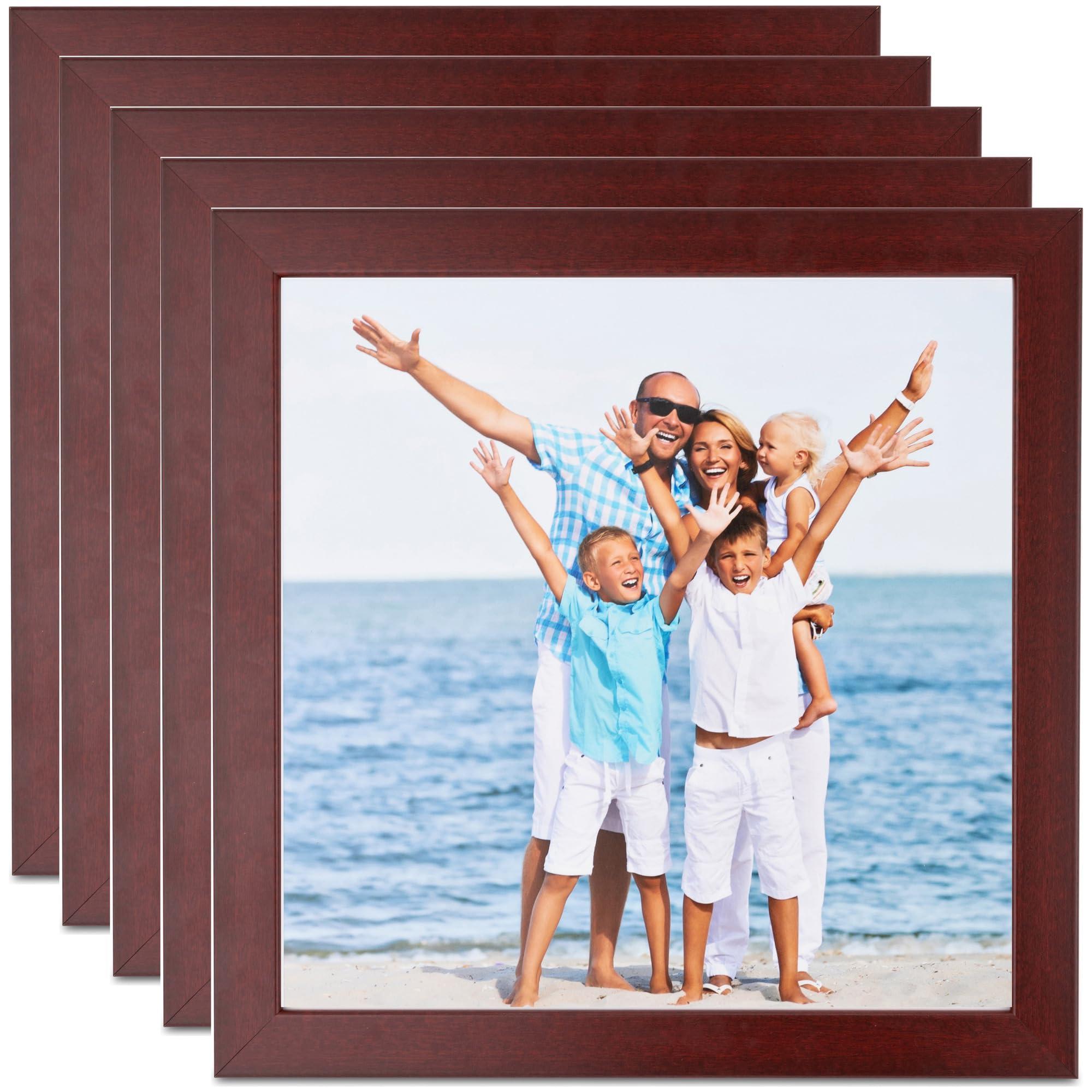 ArtToFrames ArtToFrames 20x28 Inch Red Picture Frame, 5 - Pack, This 1.25 inch Custom MDF Poster Frame is Cherry, Comes with Economy Acrylic (Frame_Pack_5_BW26-039-20x28)