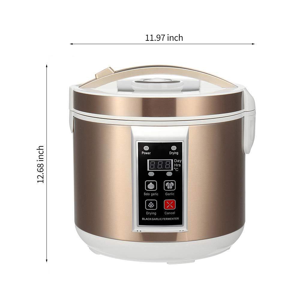 Wind Cloud 5L Automatic Garlic Fermentation Machine Black Electric Garlic Fermenter with Setting Time Fermentation Function