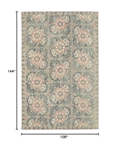 Kaleen Kaleen Rugs Montage Collection MTG10-75 Grey Hand Tufted 9' x 12' Rug